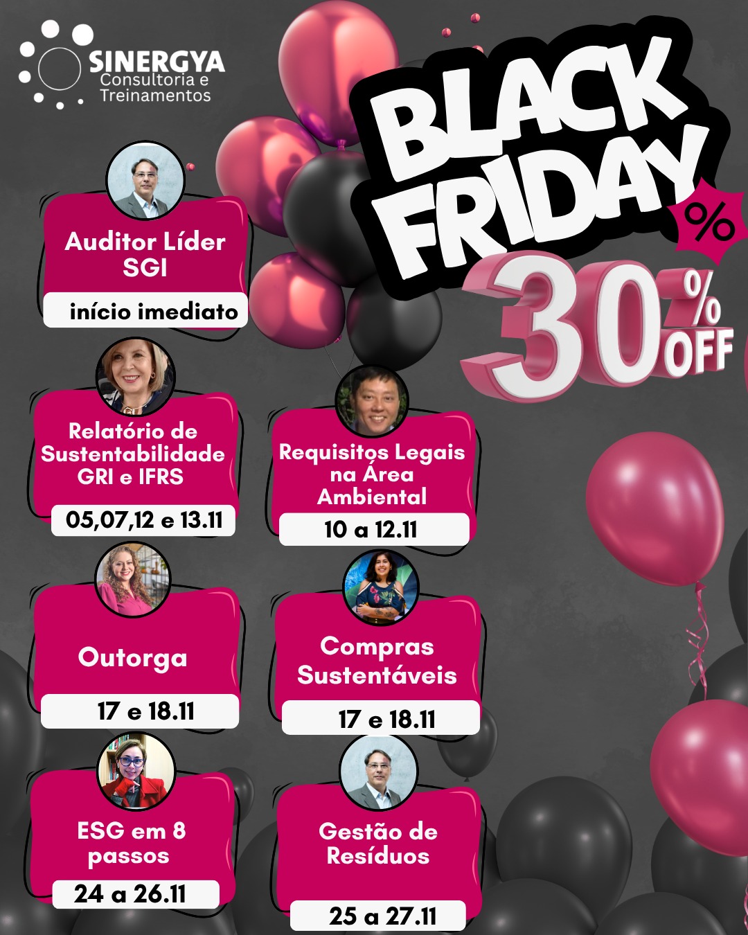 Próximas Turmas Confirmadas: Novembro