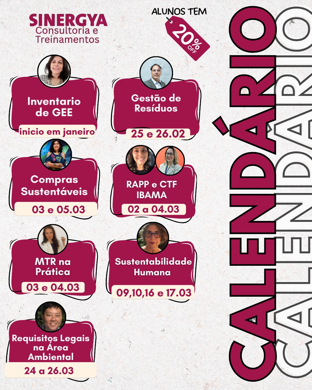 Próximas Turmas Confirmadas: Janeiro á Março